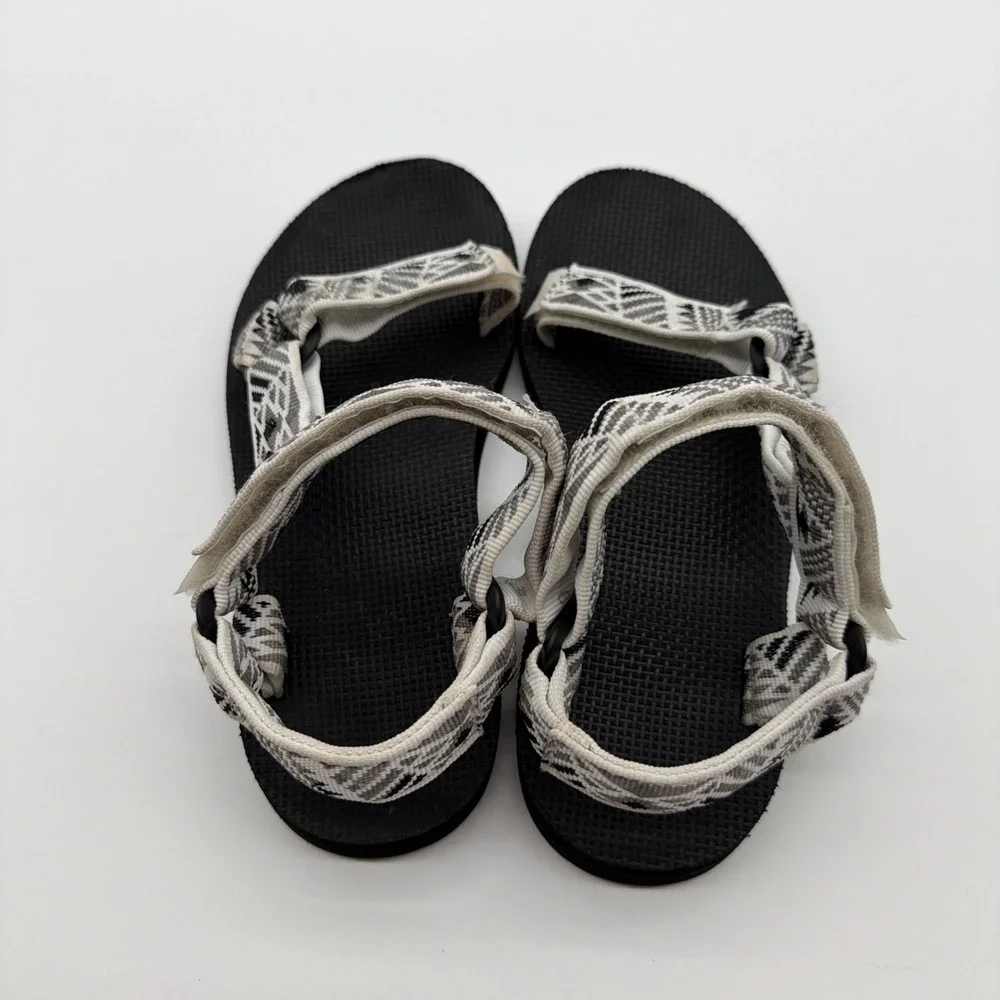TEVA Sandals Black White Aztec Size 6 BWGR / 1003987 ORIGINAL UNIVERSAL SPORT